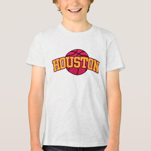 Basketbal NBA Houston Rockets Tri-Blend Shirt (Voorkant)
