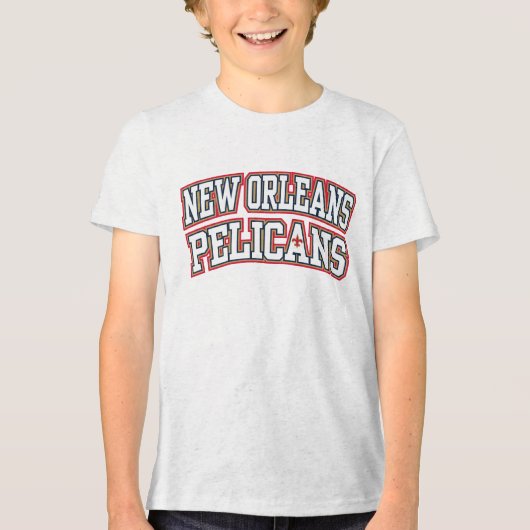 Basketbal NBA New Orleans Pelicans Tri-Blend Shirt (Voorkant)