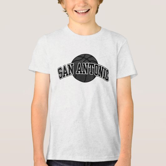 Basketbal NBA San Antonio Spurs Tri-Blend Shirt (Voorkant)