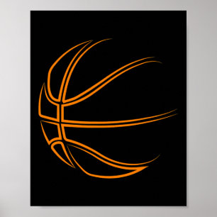 Basketbal nieuwigheid - basketbalspeler poster