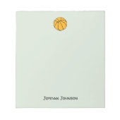Basketbal Notitieblok (Voorkant)