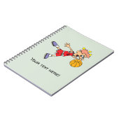 Basketbal Notitieboek (Linkerzijde)