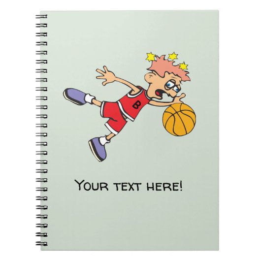 Basketbal Notitieboek (Voorkant)
