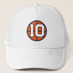 Basketbal Nummer 10 Trucker Hoed Sport Stijl Pet