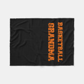 Basketbal oma 1 fleece deken (Voorkant (Horizontaal))