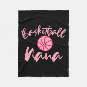 Basketbal oma schattige moeder grootmoeder sport g fleece deken