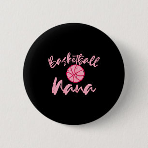 Basketbal oma schattige moeder oma sport oma ronde button 5,7 cm