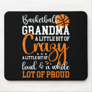 Basketbal Oma Trots Grootmoeder Van Een Basketbal Muismat