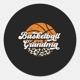 Basketbal Oma Trots Oma Van Een Basketbal P Ronde Sticker