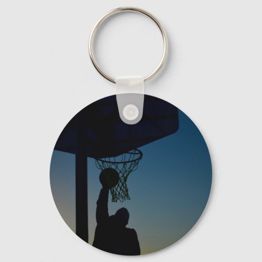 Basketbal Ontwerp Sleutelhanger (Voorkant)