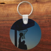 Basketbal Ontwerp Sleutelhanger (Voorkant)