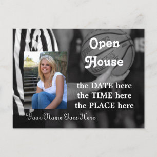 basketbal, open briefkaart