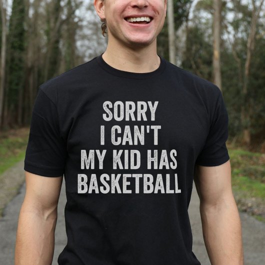 Basketbal Ouder Basketbal Mama Papa Grappig T-shirt