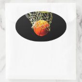 Basketbal Ovale Stickers (Tas)