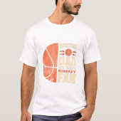 Basketbal pa Mijn Kind is het grootst T-shirt (Voorkant)