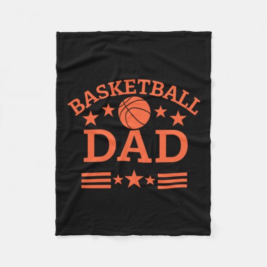 Basketbal Pap 2 Fleece Deken (Voorkant)