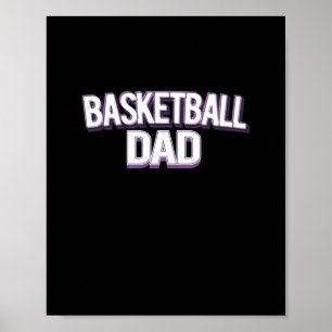 Basketbal Papa - Grappige papa Poster