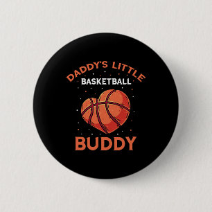 Basketbal Papa's Kleine Buddy Ball Hart Basket Ronde Button 5,7 Cm