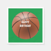 Basketbal Party Papieren servetten (Voorkant)