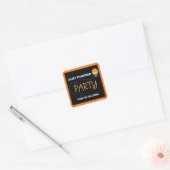 BASKETBAL PARTY TYPOGRAFIE Cute Sticker Label (Envelop)