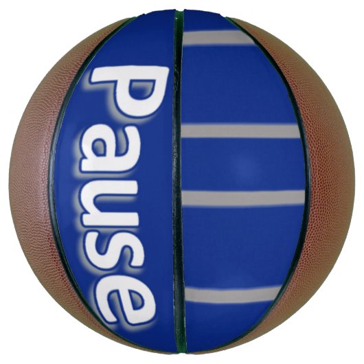 Basketbal Pauze Blauw (Verticaal)