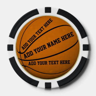 Basketbal Poker Chips