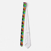Basketbal Pop Art Neckwear Stropdas (Achterkant)