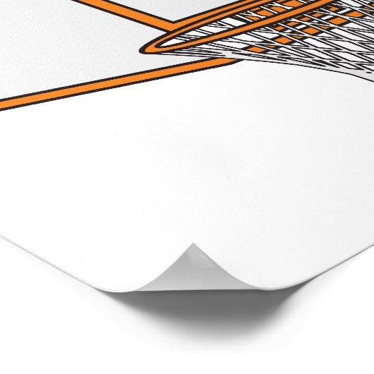 basketbal poster (Hoek)