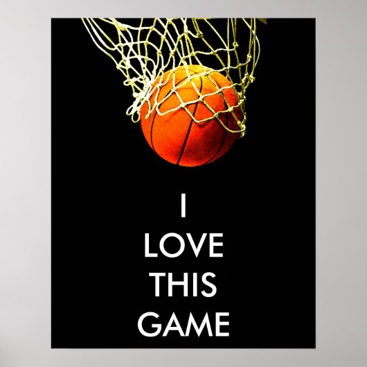 Basketbal Poster (Voorkant)