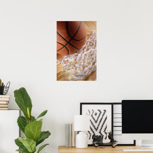 basketbal poster (Thuiskantoor)