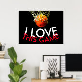 Basketbal Poster (Thuiskantoor)