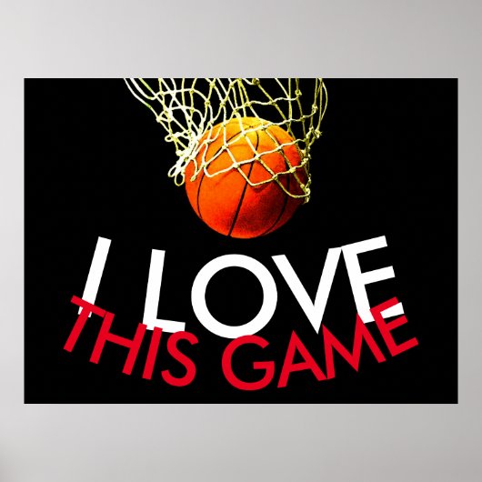 Basketbal Poster (Voorkant)