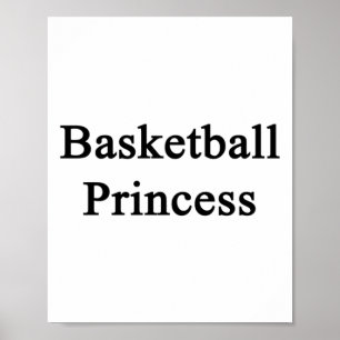Basketbal Prinses Poster