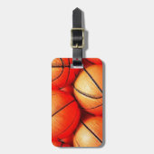 Basketbal Reiszak Labels (Voorkant verticaal)