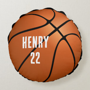 basketbal rond kussen