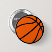 basketbal ronde button 5,7 cm (Voorkant /achterkant)