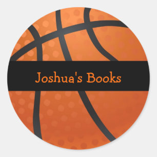 Basketbal Ronde Sticker
