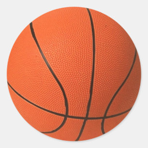 Basketbal Ronde Sticker