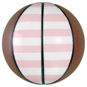 Basketbal Roze & Witte Streep (Verticaal)