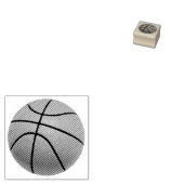 Basketbal Rubberstempel (Gestempeld)