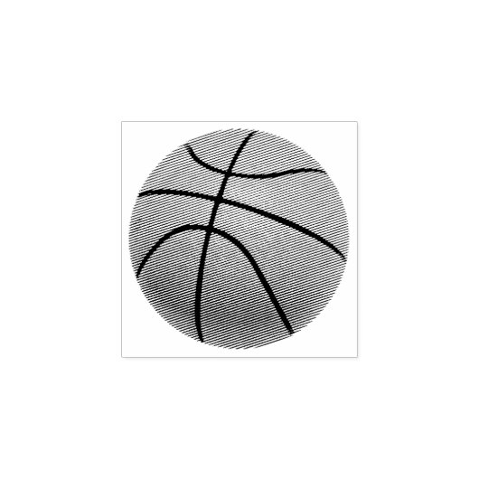 Basketbal Rubberstempel (Afrduk)