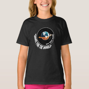 Basketbal Schieten voor de wereld Mijn beste w T-shirt