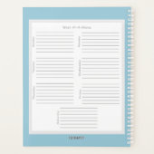 Basketbal - School Planner - HAMbyWG (Achterkant)