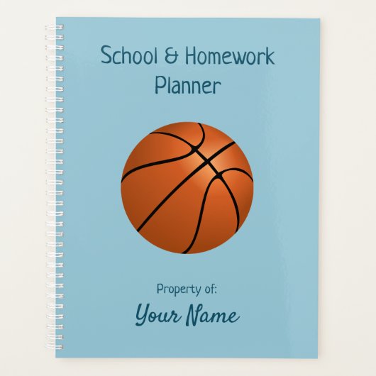 Basketbal - School Planner - HAMbyWG (Voorkant)