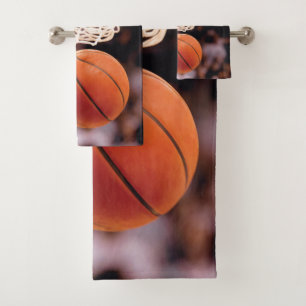 Basketbal scoren bad handdoek