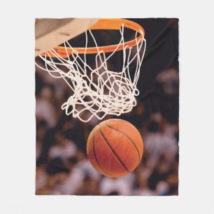 Basketbal scoren fleece deken
