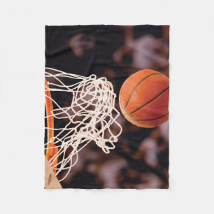 Basketbal scoren fleece deken