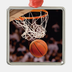 Basketbal scoren metalen ornament
