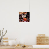 Basketbal scoren poster (Keuken)