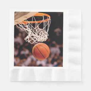 Basketbal scoren servet